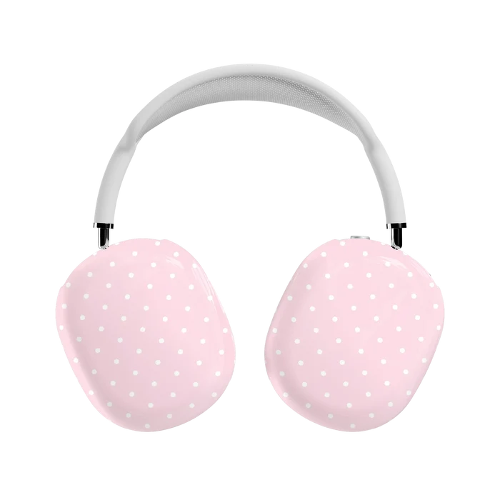 On the Dot | Pink & White Polka Dot AirPods Max Case - AirPods Max