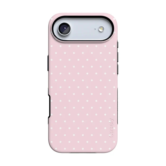 On the Dot | Pink & White Polka Dot Case - iPhone 17 Air