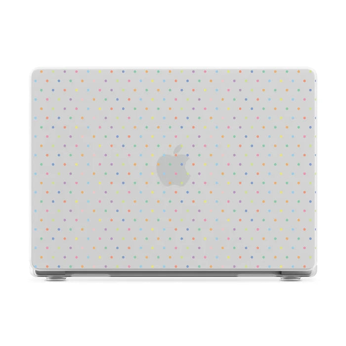 On the Dot | Rainbow Polka Dot Laptop Shell - 14" MacBook Pro