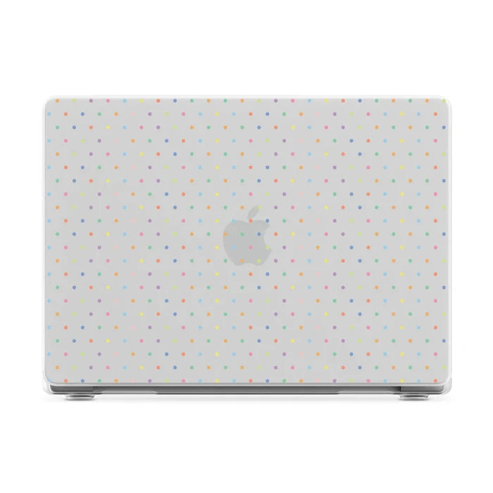 On the Dot | Rainbow Polka Dot Laptop Shell - 13" MacBook Neo