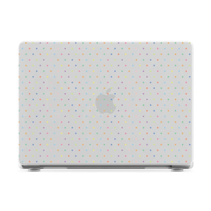 On the Dot | Rainbow Polka Dot Laptop Shell