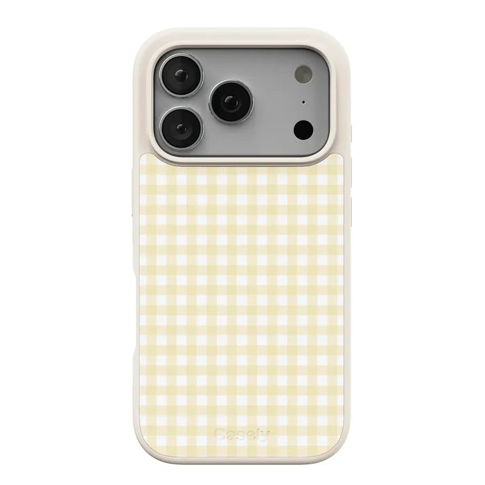 Pastel Picnic | Yellow Gingham Case