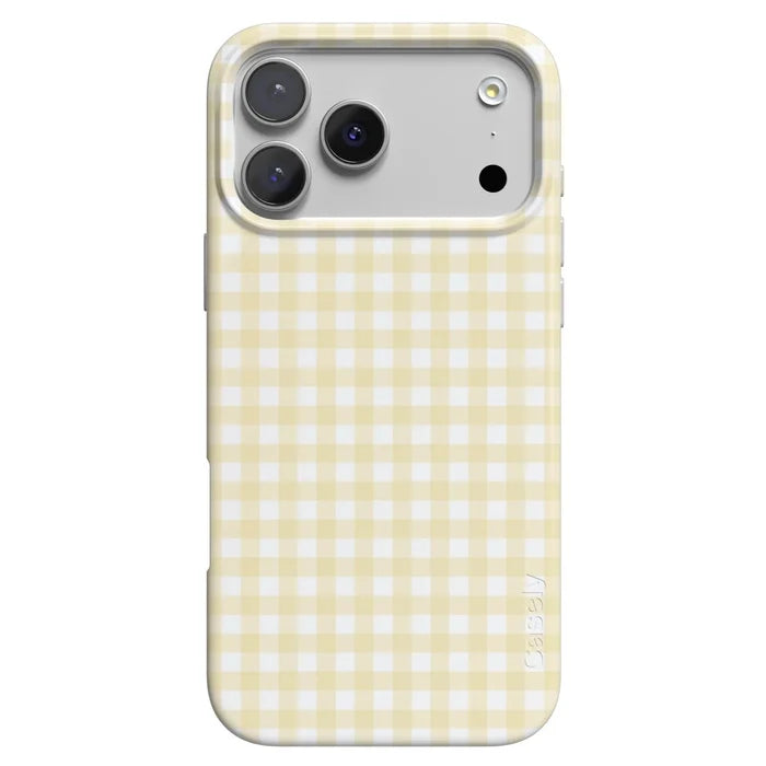 Pastel Picnic | Yellow Gingham Case