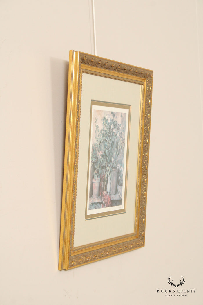 Paul Cezanne 'Potted Plants' Framed Print