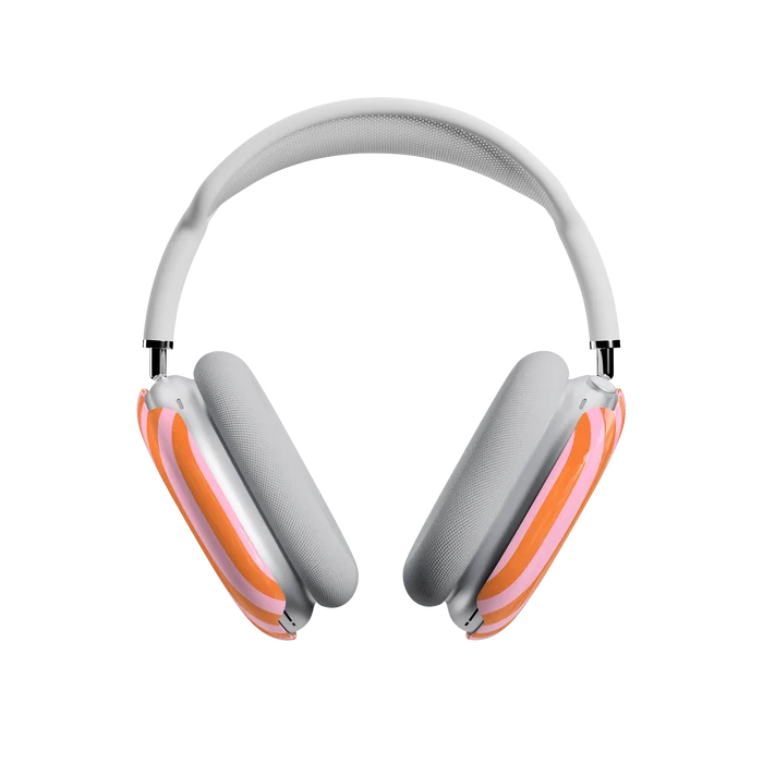 Perfect Stripes | Orange & Pink Stripes AirPods Max Case