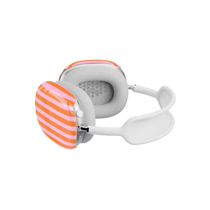 Perfect Stripes | Orange & Pink Stripes AirPods Max Case