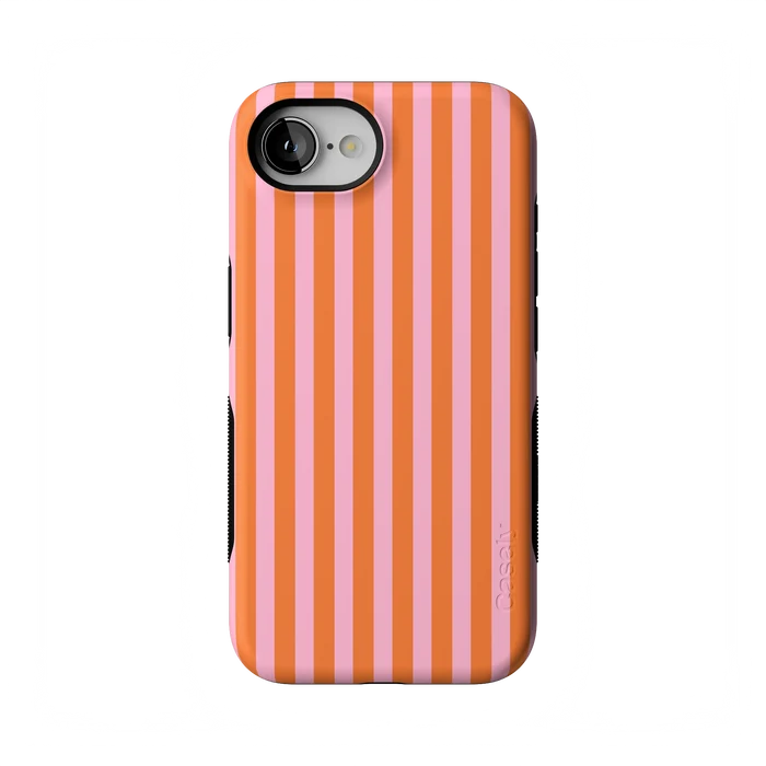 Perfect Stripes | Orange & Pink Stripes Case - iPhone 16E