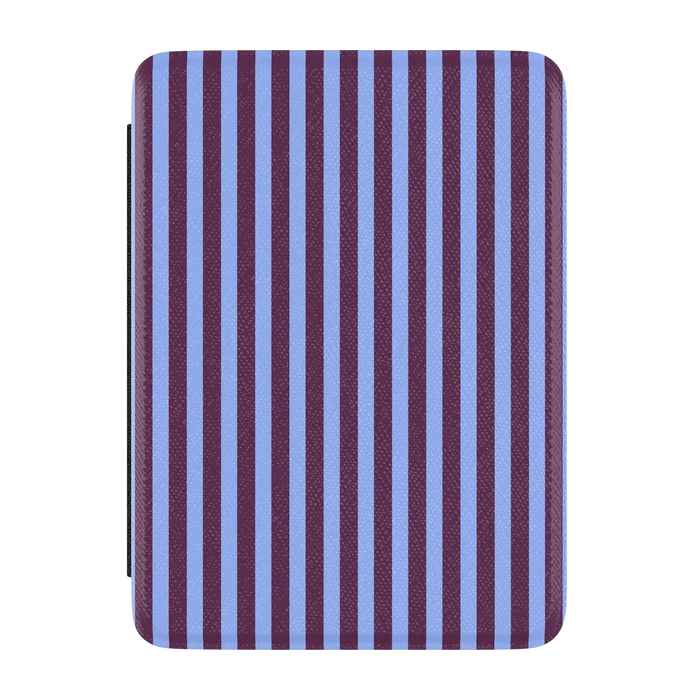 Perfect Stripes | Purple & Blue Stripes Kindle Case