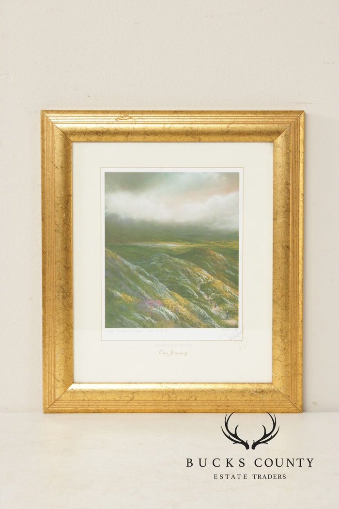 Philip Gray Impressionist Style LandHand Signed Print, 'Croagh Patrick, Co. Mayo'