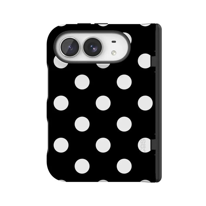 Polka Dots | High Contrast Design Case Phone Case get.casely Bold Flex + MagSafe® iPhone Duo