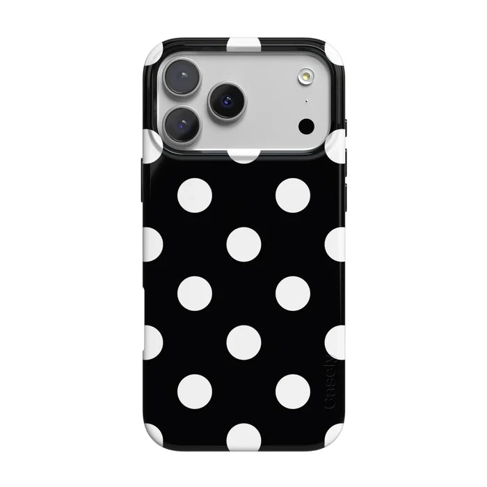 Polka Dots | High Contrast Design Case Phone Case get.casely Classic + MagSafe® iPhone 18 Pro