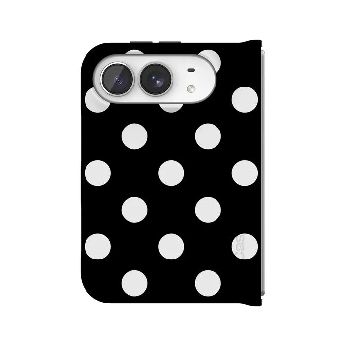 Polka Dots | High Contrast Design Case Phone Case get.casely Classic + MagSafe® iPhone Duo