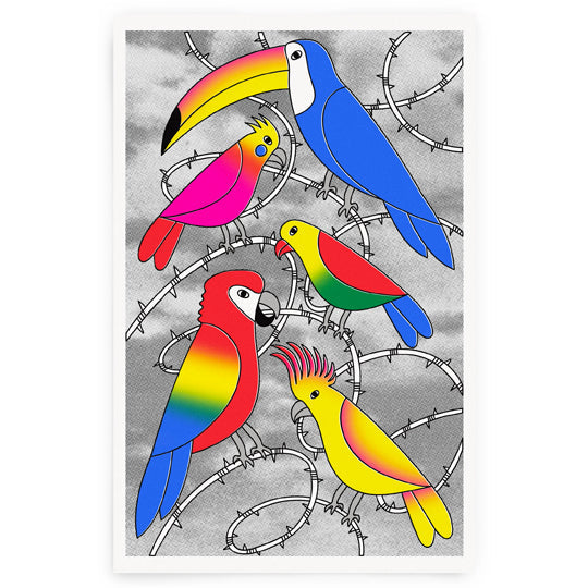 Resist Print - Gabriel Alcala