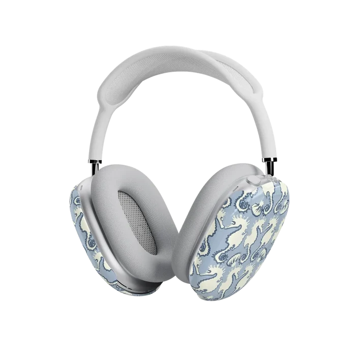 Seahorse Drift | Coastal Blues AirPods Max Case