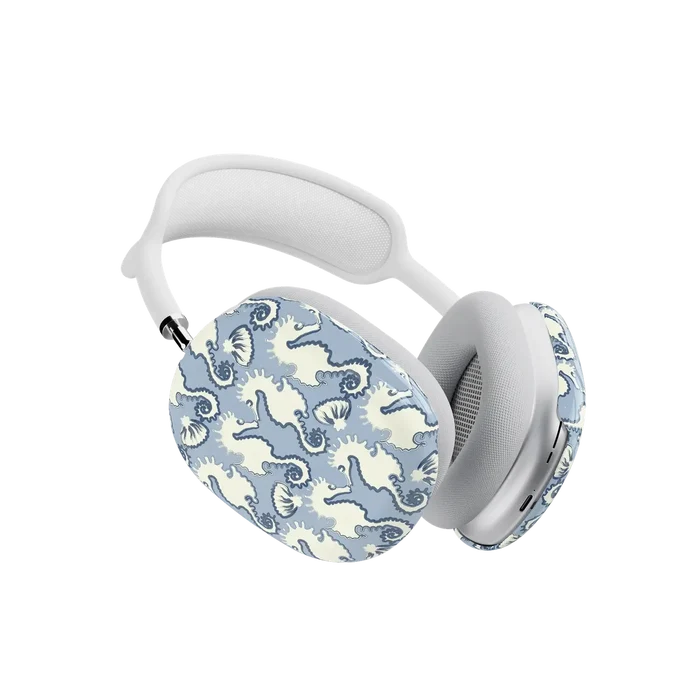 Seahorse Drift | Coastal Blues AirPods Max Case
