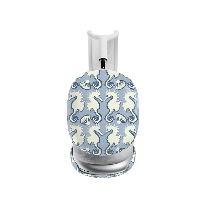 Seahorse Drift | Coastal Blues AirPods Max Case