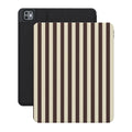 S'more Stripes | Brown Striped iPad Case - iPad Pro 13" (M4, 2024)