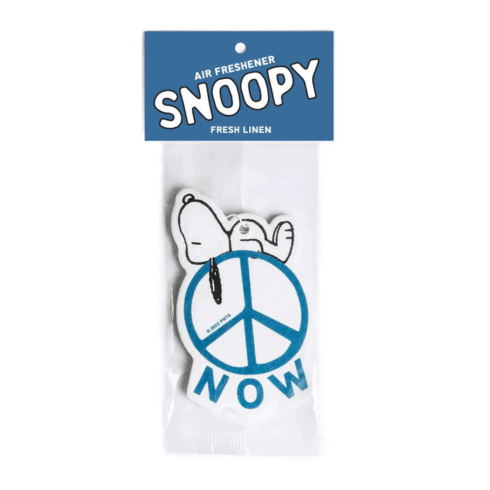 Snoopy Peace Now Air Freshener - Fresh Linen