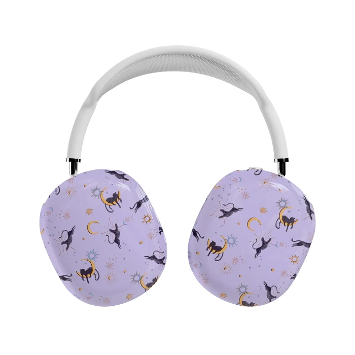 Spellbound | Celestial Black Cat AirPods Max Case - AirPods Max