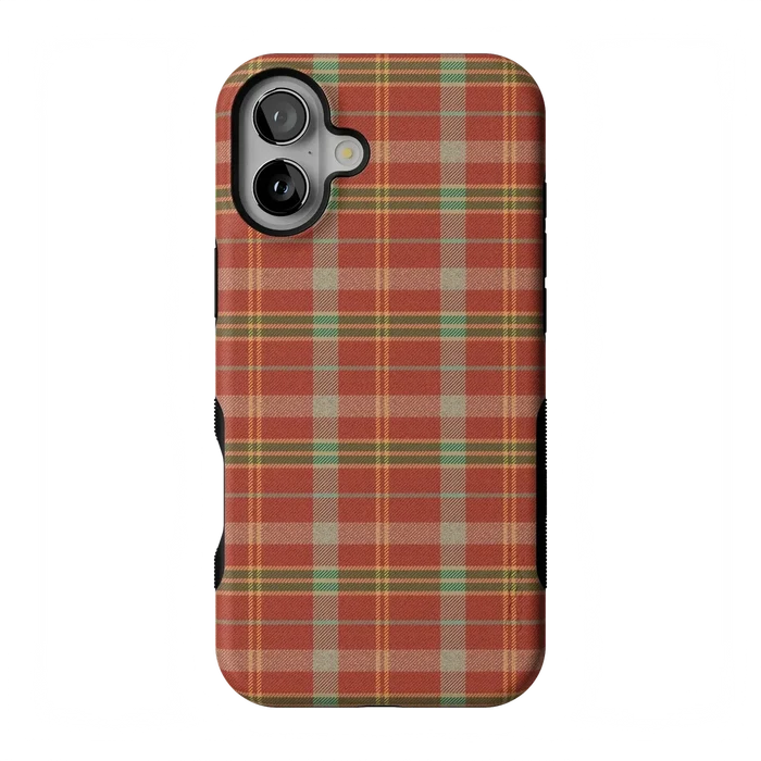 Spiced Chai | Fall Plaid Case Phone Case get.casely Bold Flex + MagSafe® iPhone 17