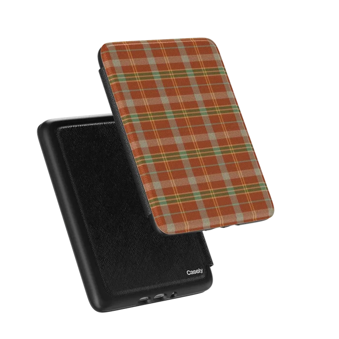 Spiced Chai | Fall Plaid Kindle Case