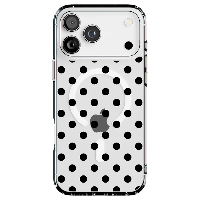 Spotted in SoHo | Black Polka Dot Case - iPhone 17 Pro