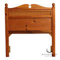 Stanley Furniture Country Pine and Wicker Twin Headboard