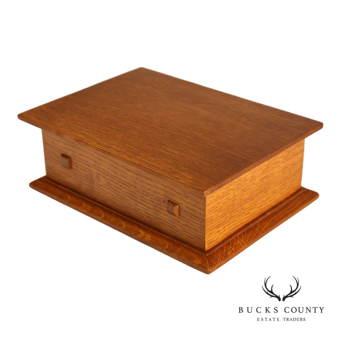 Stickley Mission Collection Oak Desk Box