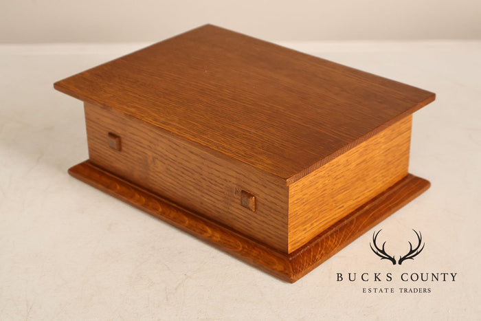 Stickley Mission Collection Oak Desk Box