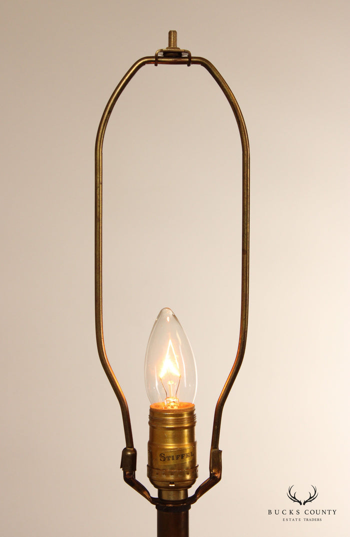 Stiffel Vintage Traditional Brass Urn Form Table Lamp
