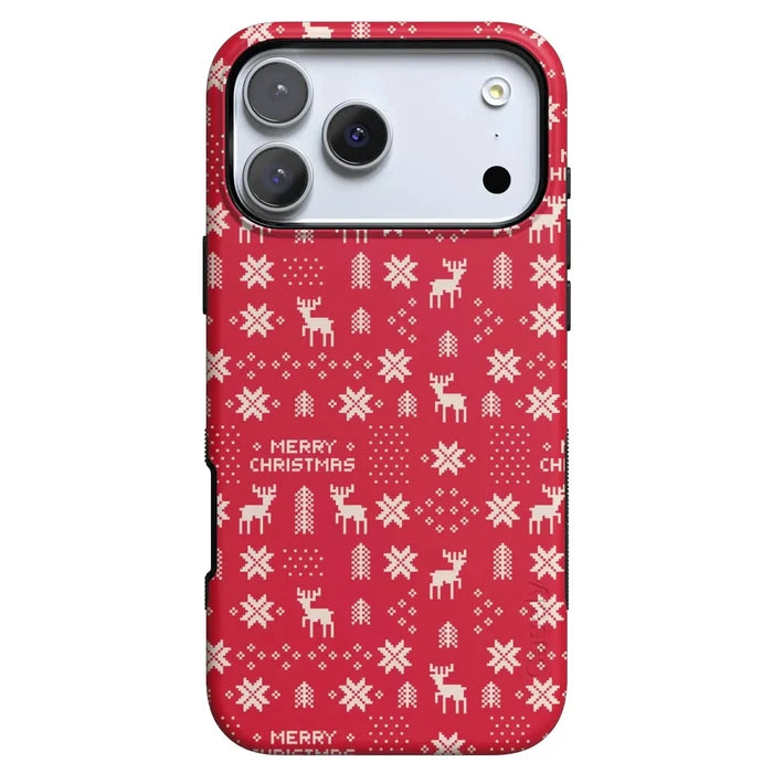 Stocking Stuffer | Christmas Knit Case Phone Case get.casely Bold Flex + MagSafe® iPhone 18 Pro Max