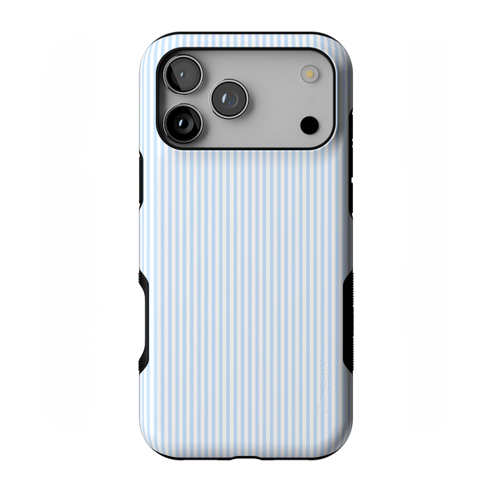Stripes and the City | Light Blue Pinstripe Case