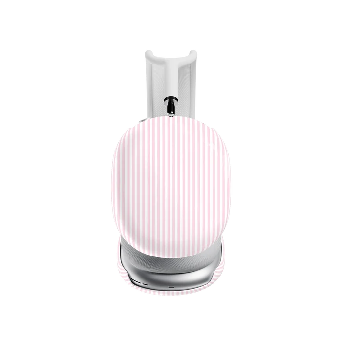 Stripes and the City | Light Pink Pinstripe AirPods Max Case