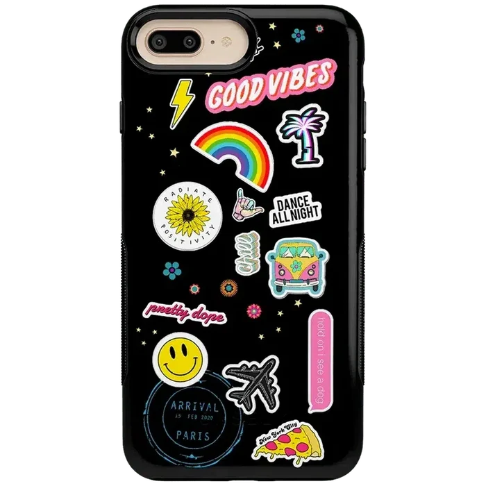 Stuck on U | Festival Sticker Floral Case iPhone Case get.casely Bold iPhone 6/7/8 Plus