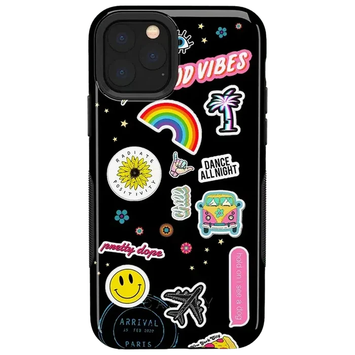 Stuck on U | Festival Sticker Floral Case iPhone Case get.casely Bold iPhone 11 Pro