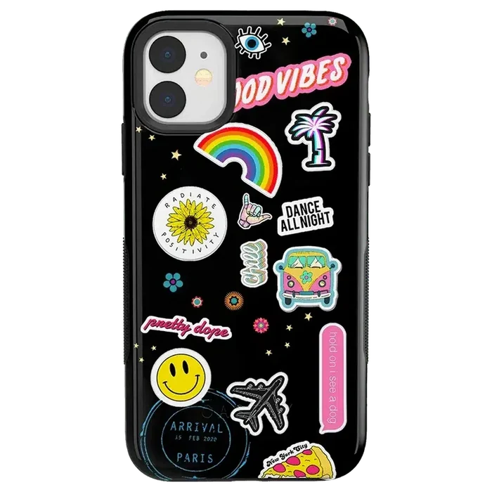 Stuck on U | Festival Sticker Floral Case iPhone Case get.casely Bold iPhone 12 Mini