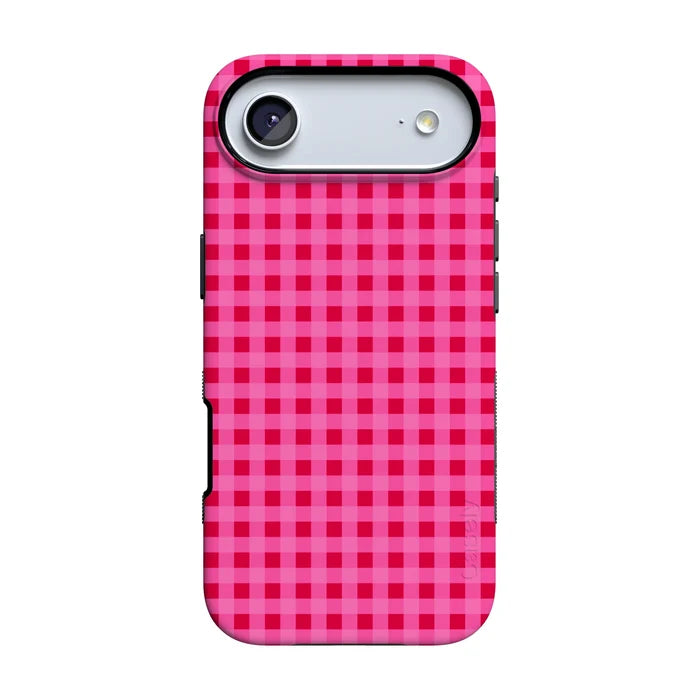 Sweet Jam | Hot Pink Gingham Case - iPhone 17 Air