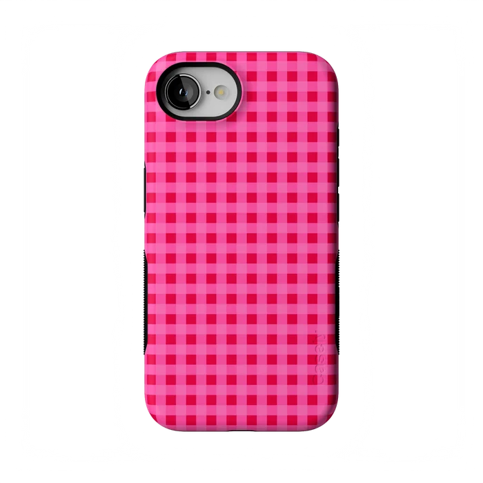 Sweet Jam | Hot Pink Gingham Case - iPhone 16E