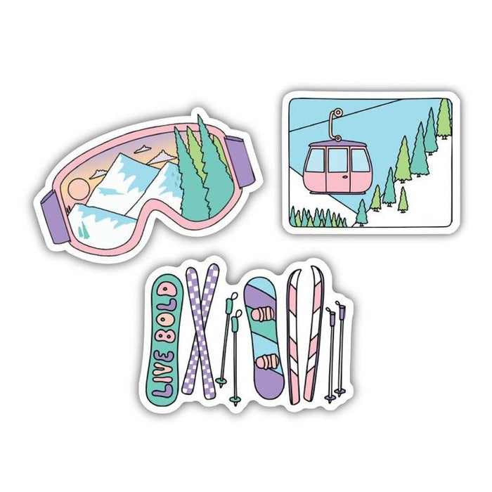The Slopes Pack Sticker Pack get.casely