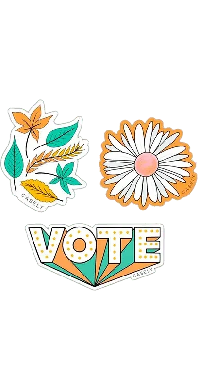 The VOTE Pack Sticker Pack get.casely