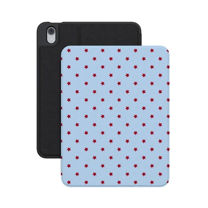 Tiny Stars | Red & Blue iPad Case