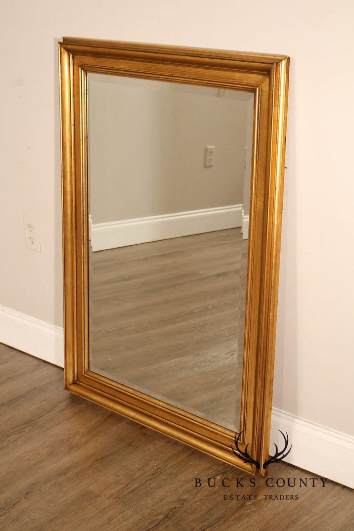 Traditional Gold Gilt Frame Beveled Wall Mirror