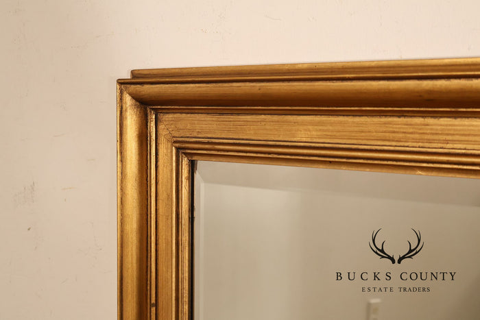 Traditional Gold Gilt Frame Beveled Wall Mirror