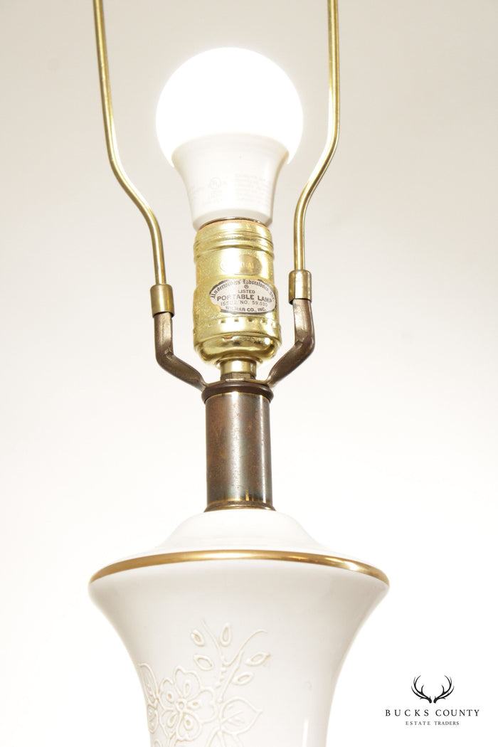 Tyndale Enameled Porcelain Vasiform Table Lamp