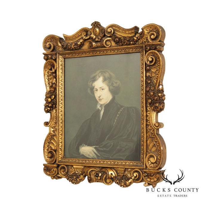 Vintage 'Self-Portrait of the Artist' Art Print, After Anthony Van Dyck