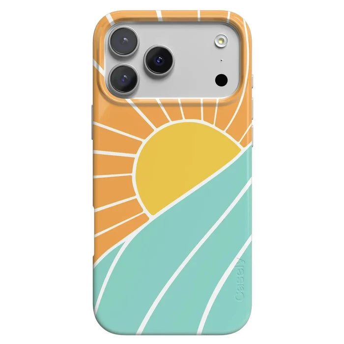 Waves & Rays | Sunshine Case iPhone Case get.casely Classic + MagSafe® iPhone 18 Pro Max