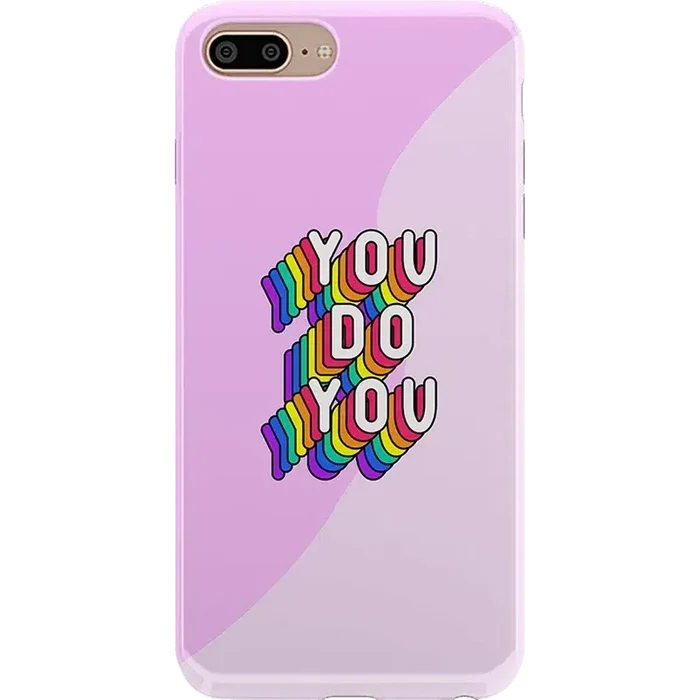 YOU DO YOU | Purple Print iPhone Case iPhone Case get.casely Classic iPhone 6/7/8 Plus
