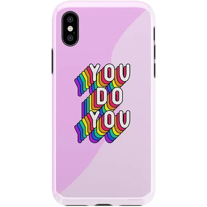 YOU DO YOU | Purple Print iPhone Case iPhone Case get.casely Classic iPhone XS Max
